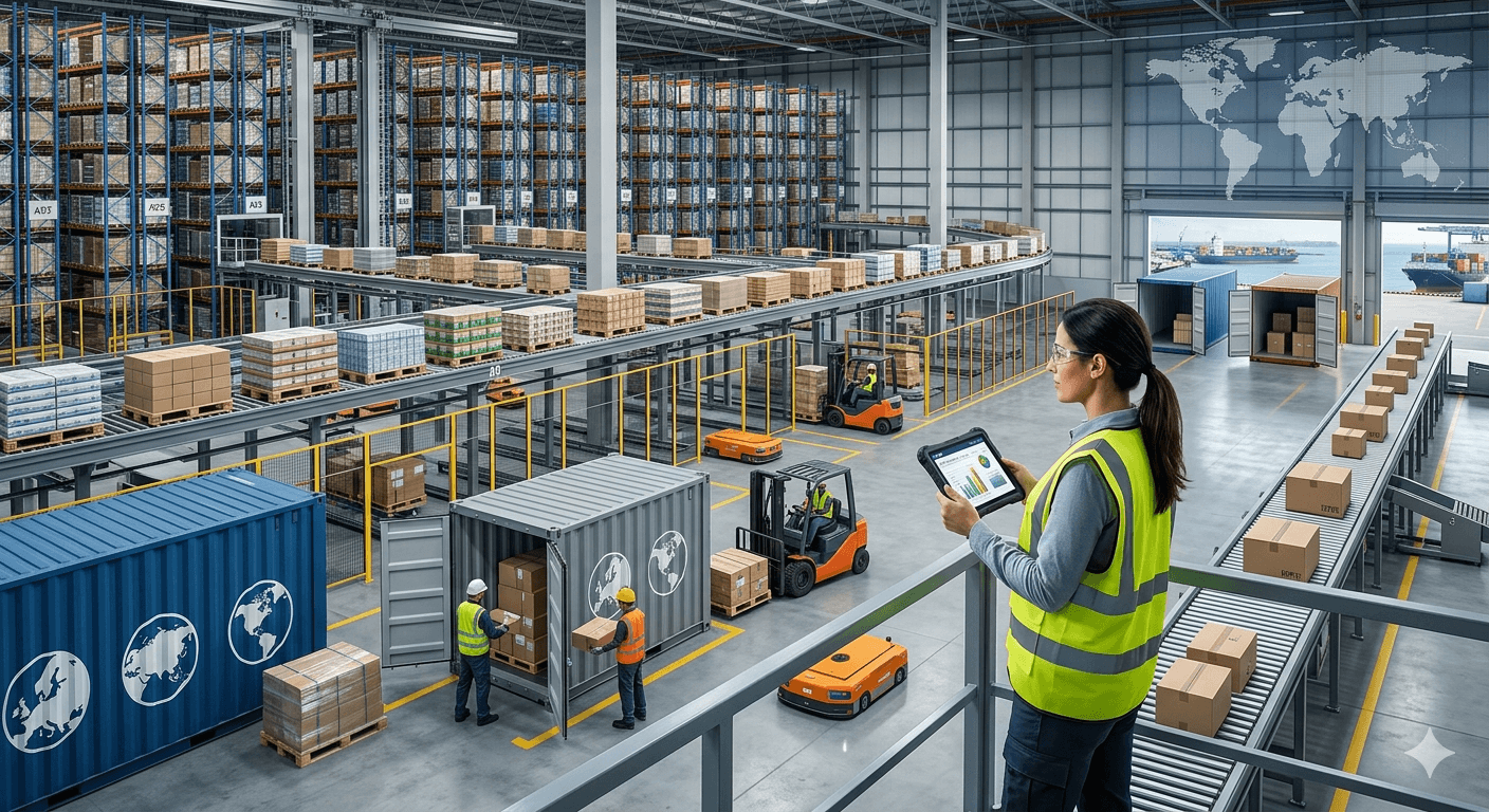 Manufactura industrial y gestión de inventario